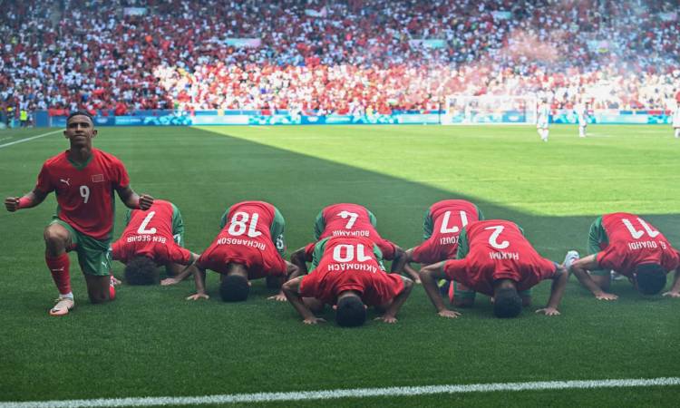 المنتخب المغربي الأولمبي يتصدر مجموعته بأولمبياد باريس بعد فوزه على العراق