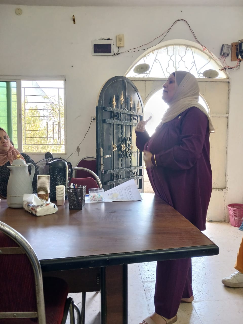 محاضرة في جمعية سيدات حلاوة حول العنف ضد المرأة كتبت:يسرى أبوعنيز