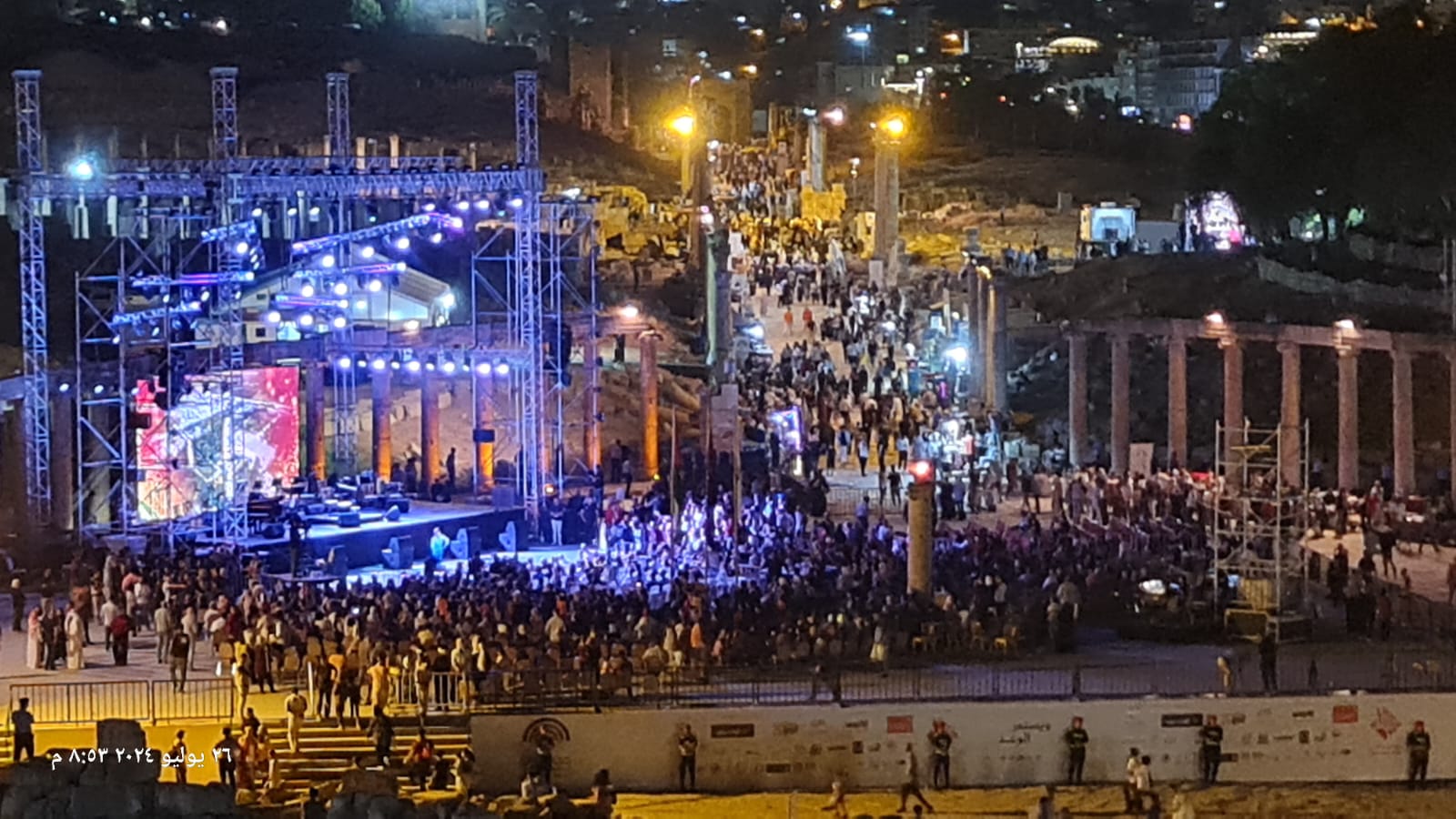 بالصور والفيديوهات... مهرجان جرش في اليوم الثالث