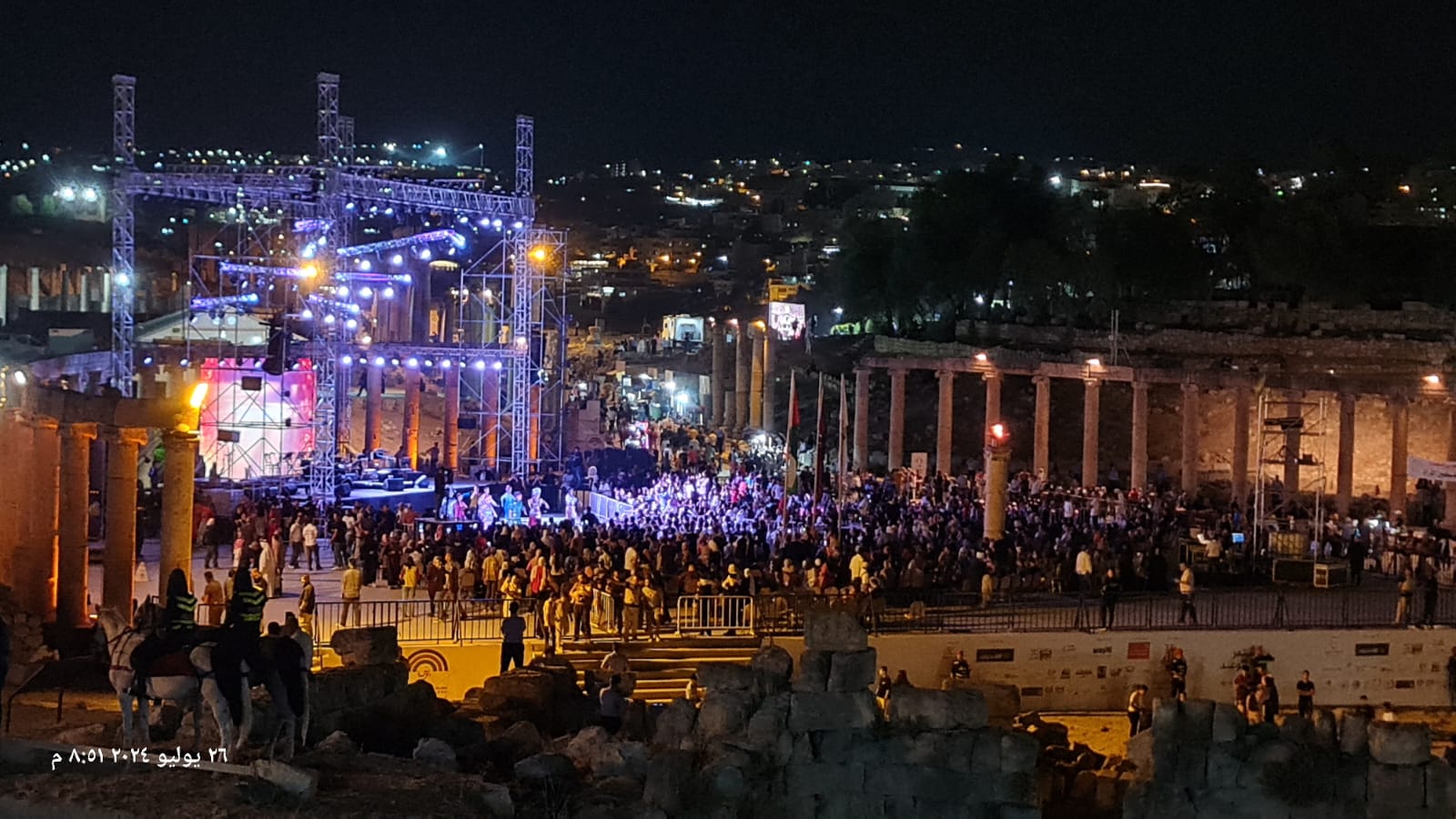 بالصور والفيديوهات... مهرجان جرش في اليوم الثالث