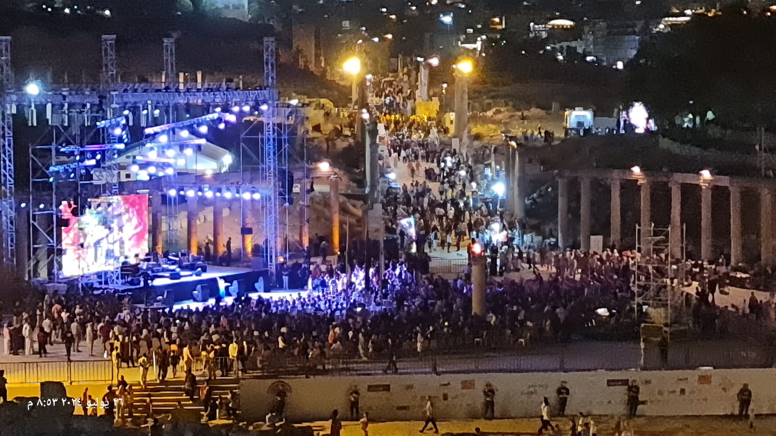 بالصور والفيديوهات... مهرجان جرش في اليوم الثالث