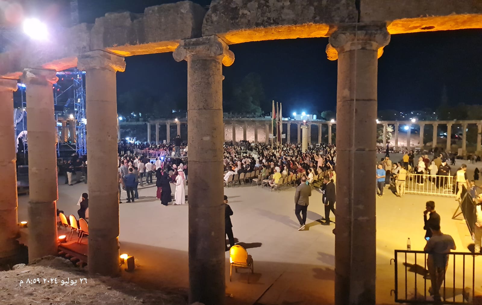بالصور والفيديوهات... مهرجان جرش في اليوم الثالث