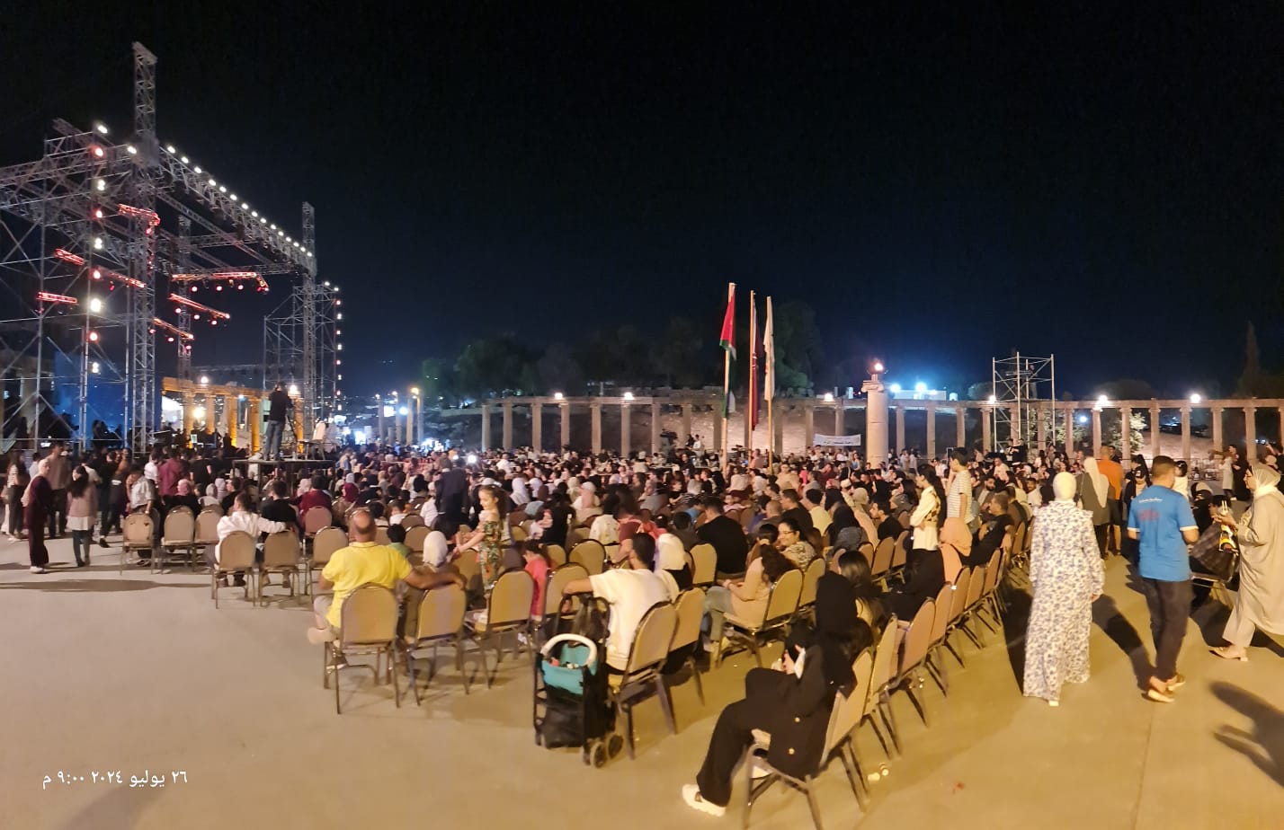 بالصور والفيديوهات... مهرجان جرش في اليوم الثالث