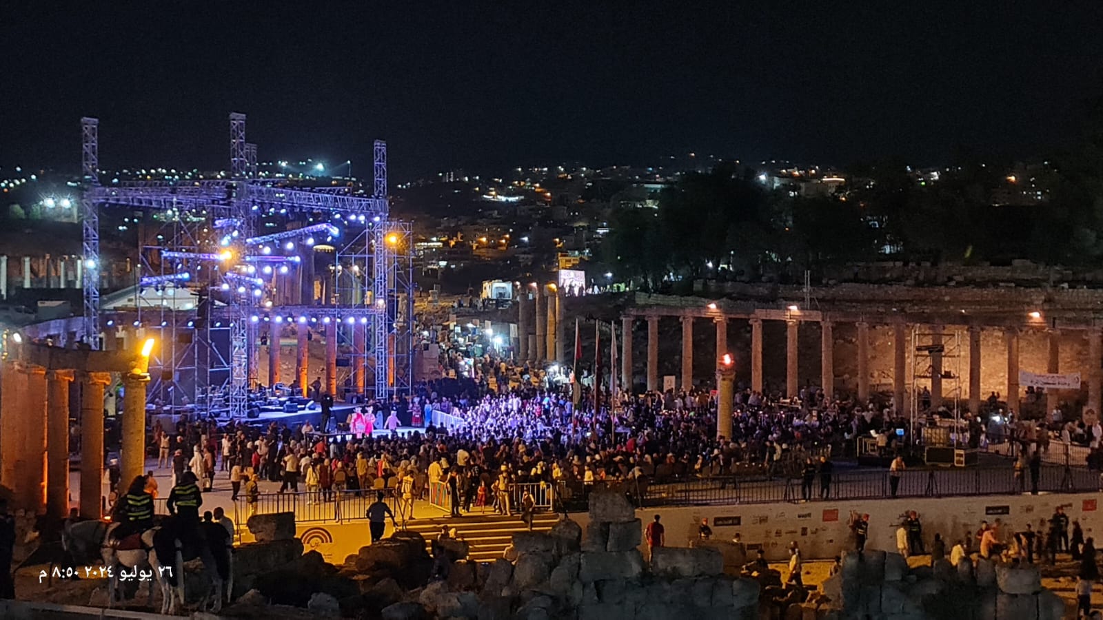 بالصور والفيديوهات... مهرجان جرش في اليوم الثالث