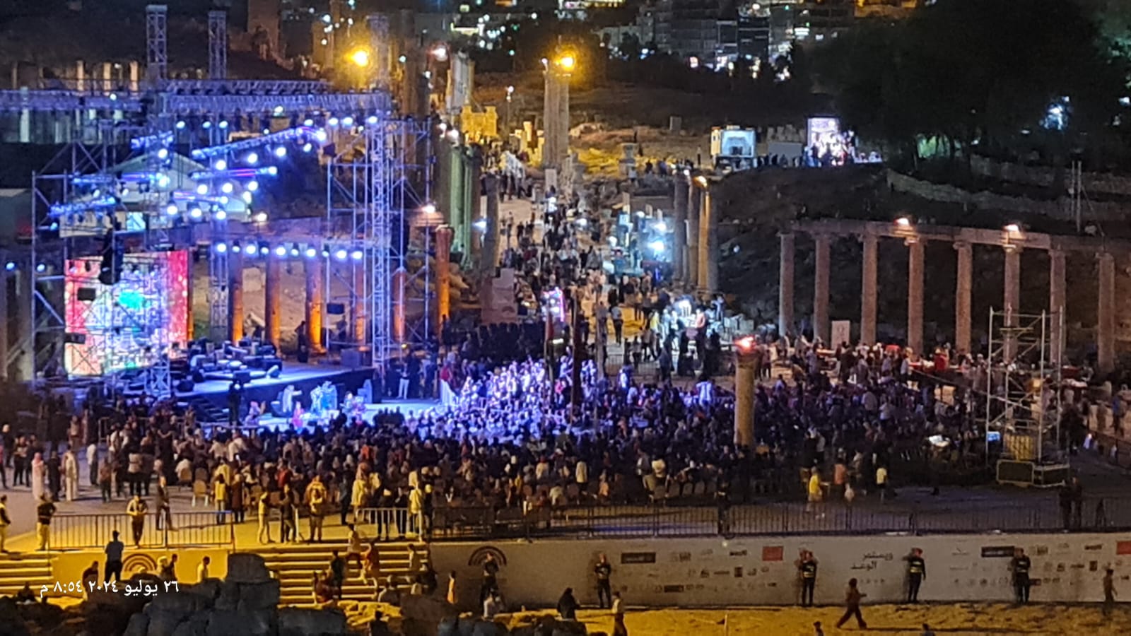 بالصور والفيديوهات... مهرجان جرش في اليوم الثالث