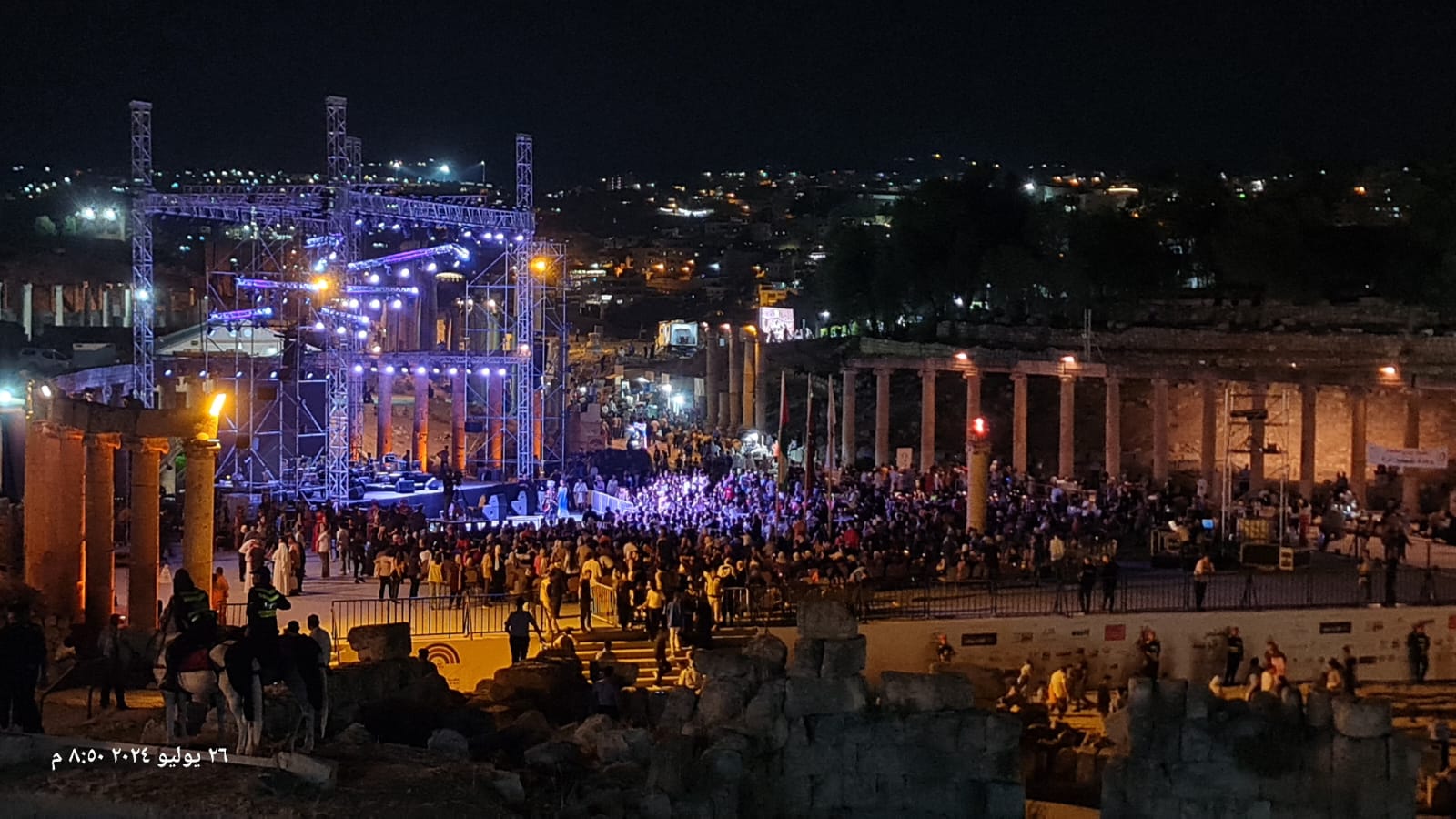 بالصور والفيديوهات... مهرجان جرش في اليوم الثالث