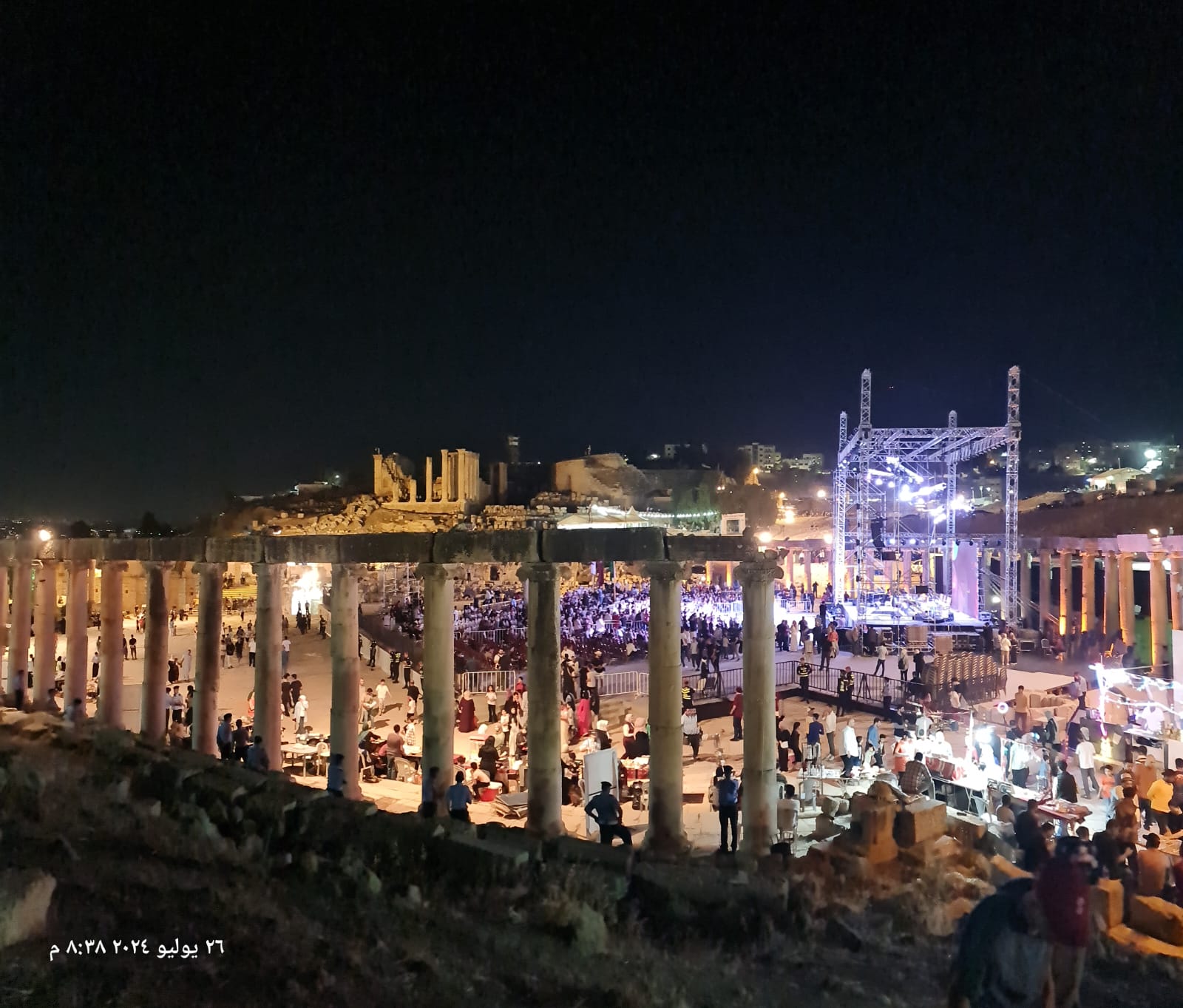 بالصور والفيديوهات... مهرجان جرش في اليوم الثالث
