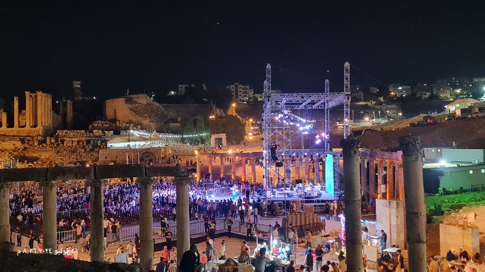 بالصور والفيديوهات... مهرجان جرش في اليوم الثالث