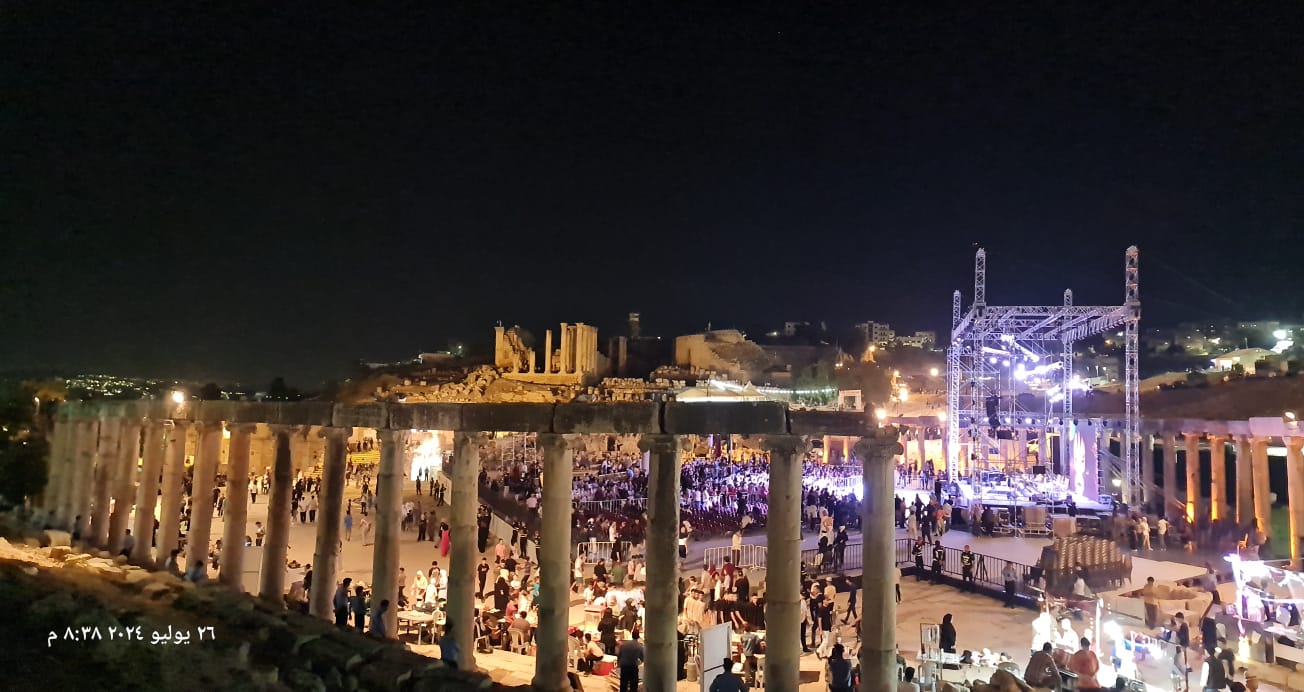 بالصور والفيديوهات... مهرجان جرش في اليوم الثالث