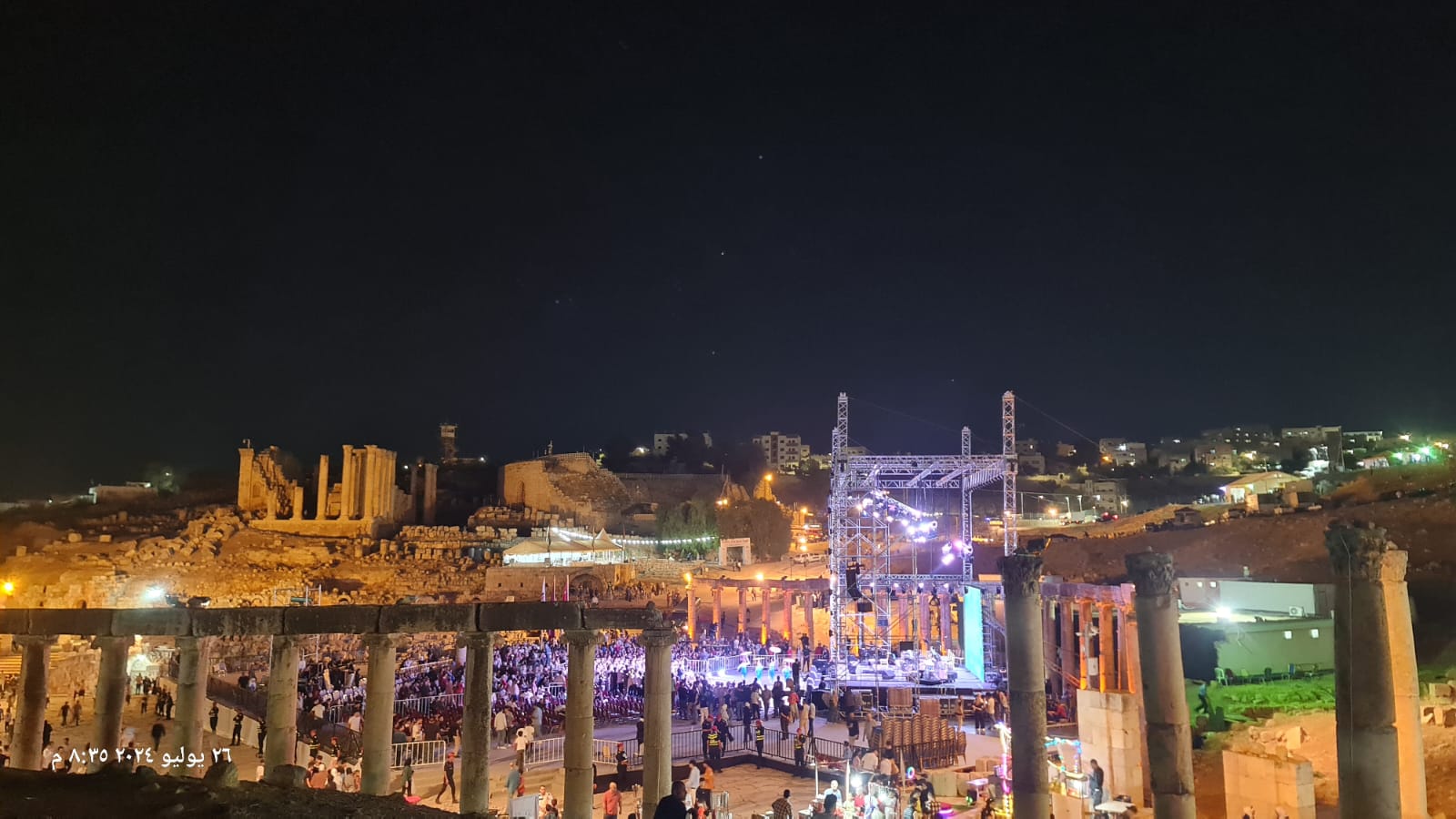 بالصور والفيديوهات... مهرجان جرش في اليوم الثالث