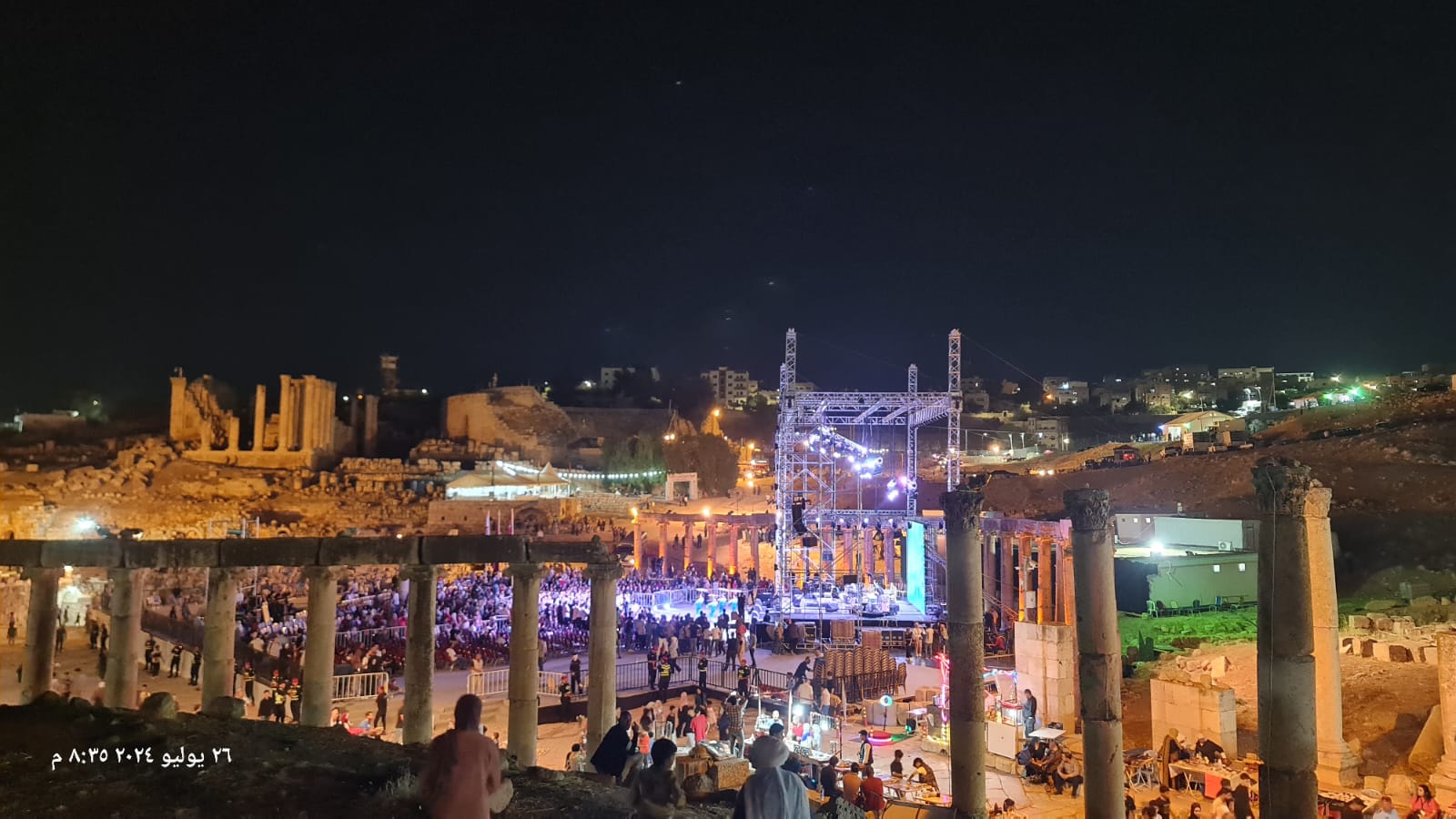 بالصور والفيديوهات... مهرجان جرش في اليوم الثالث