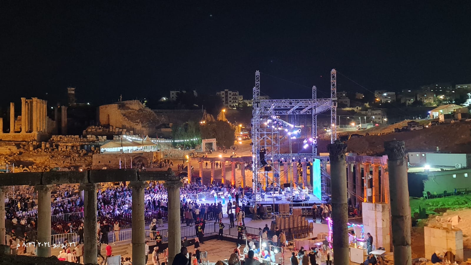 بالصور والفيديوهات... مهرجان جرش في اليوم الثالث