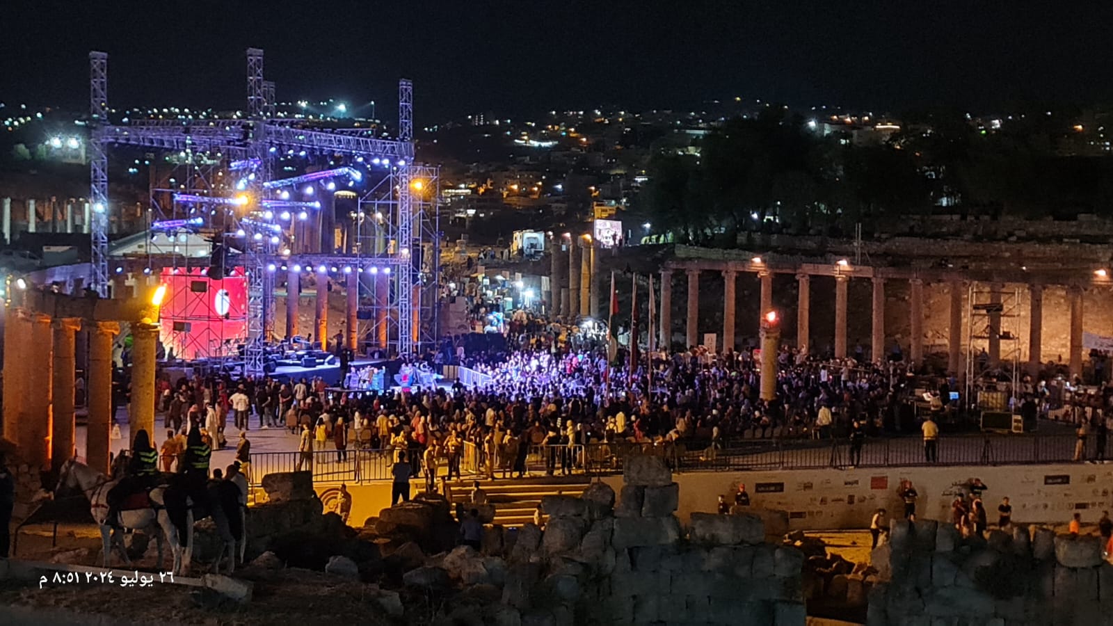 بالصور والفيديوهات... مهرجان جرش في اليوم الثالث
