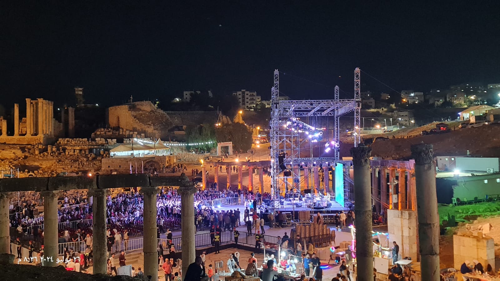 بالصور والفيديوهات... مهرجان جرش في اليوم الثالث