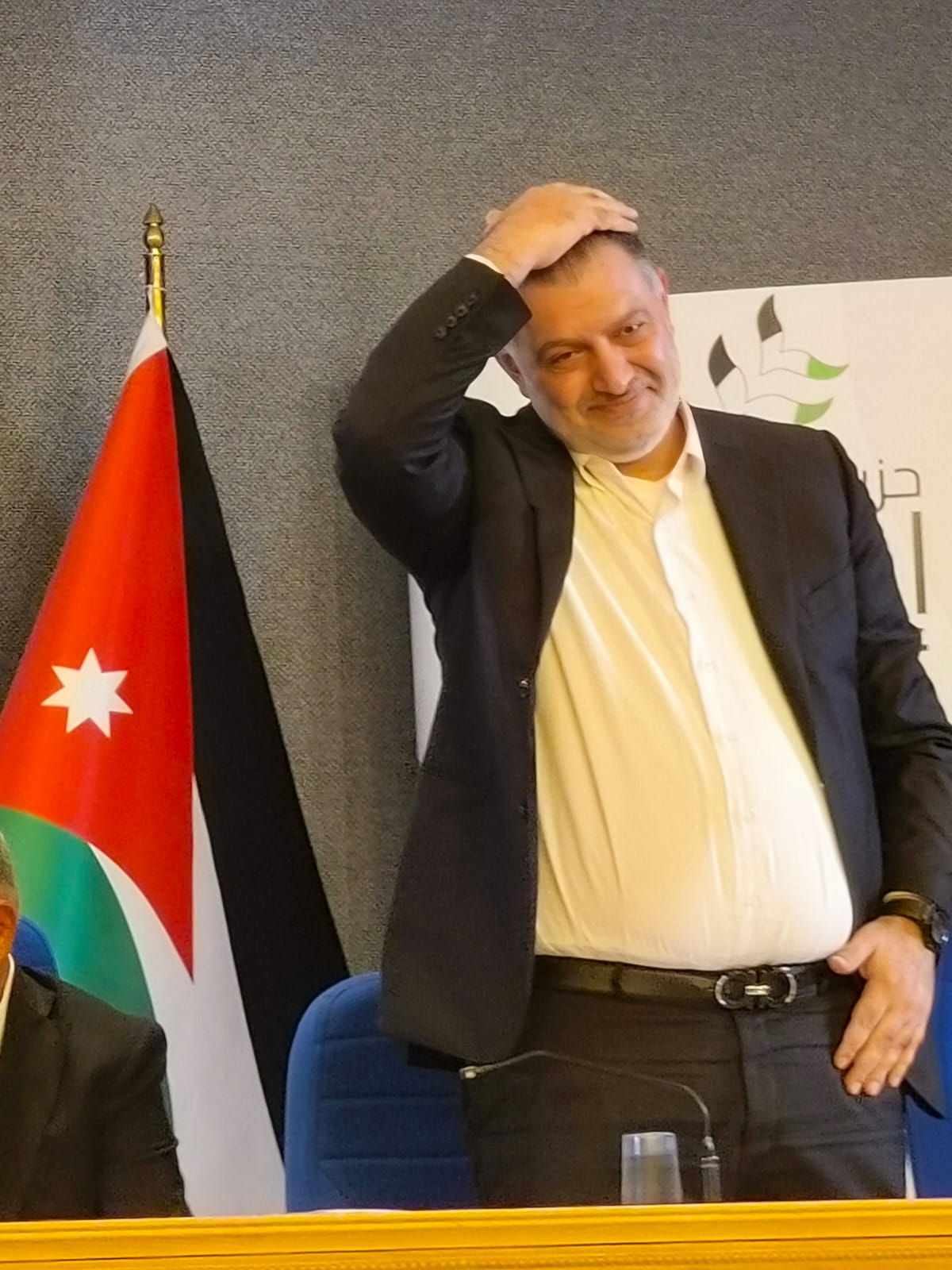بالفيديو والصور.. الشخانبة وقطيشات يديران مؤتمر اشهار القائمة الوطنية لحزب إرادة