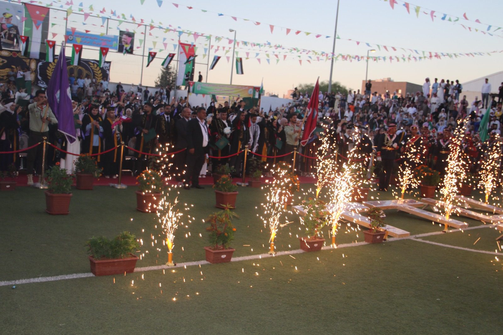 المحاسنة يرعى تخريج فوج الطفيلة التقنية التاسع عشر