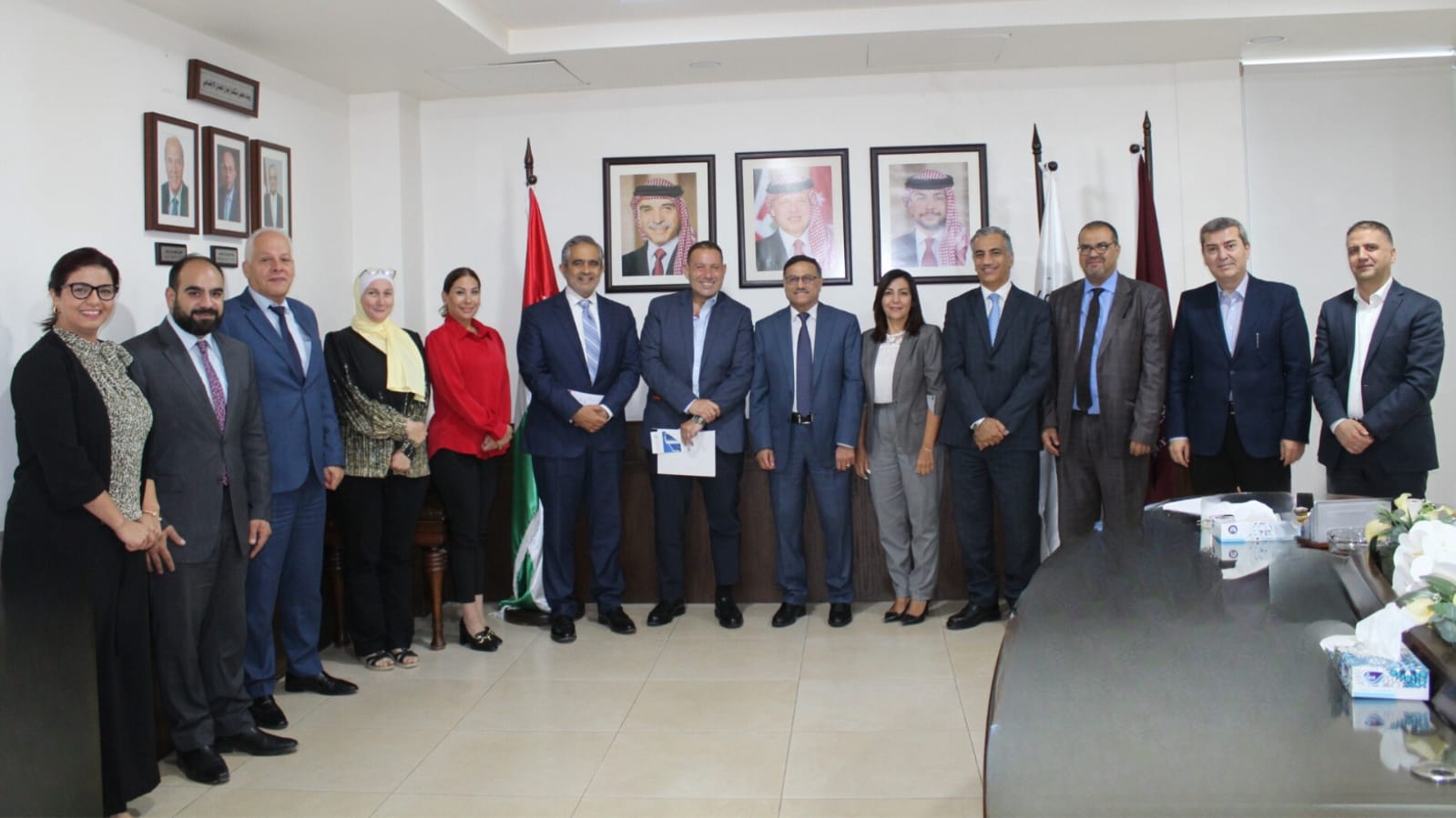 صندوق استثمار أموال الضمان الاجتماعي يلتقي المجموعة الاردنية للمناطق الحرة والتنموية