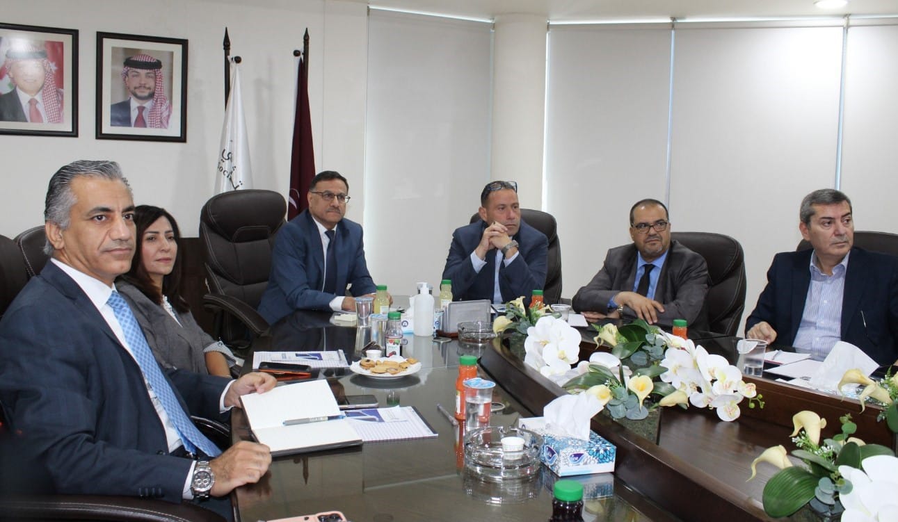 صندوق استثمار أموال الضمان الاجتماعي يلتقي المجموعة الاردنية للمناطق الحرة والتنموية