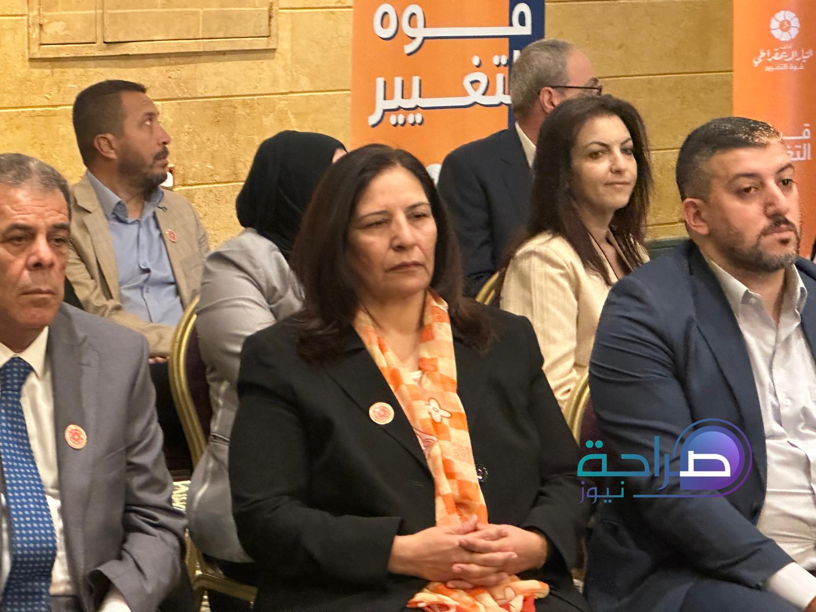 التيار الديمقراطي يطلق حملته بقائمة مرشحيه للانتخابات النيابية من أحزاب تاريخية وحديثة(صور وفيديو)