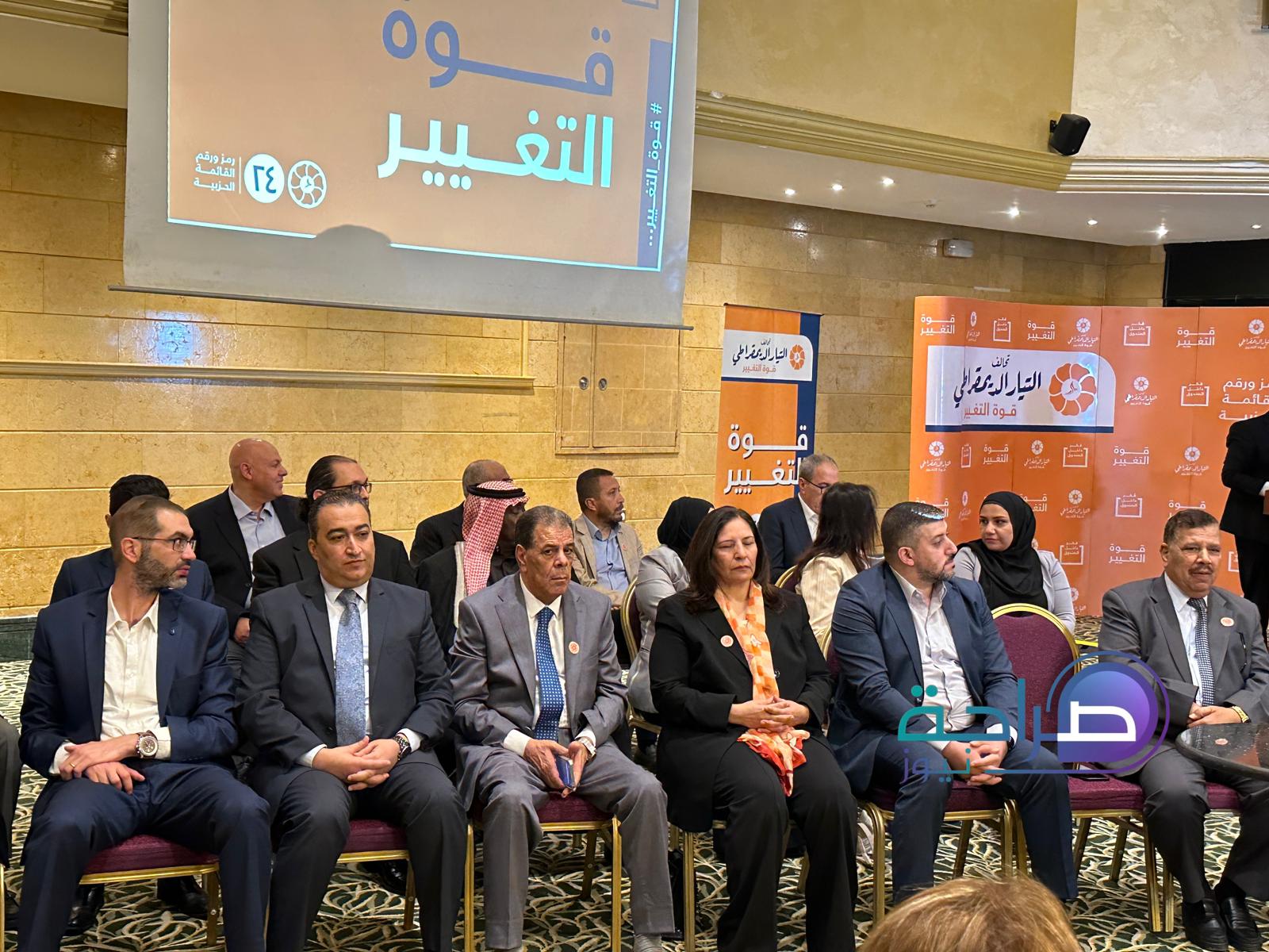 التيار الديمقراطي يطلق حملته بقائمة مرشحيه للانتخابات النيابية من أحزاب تاريخية وحديثة(صور وفيديو)
