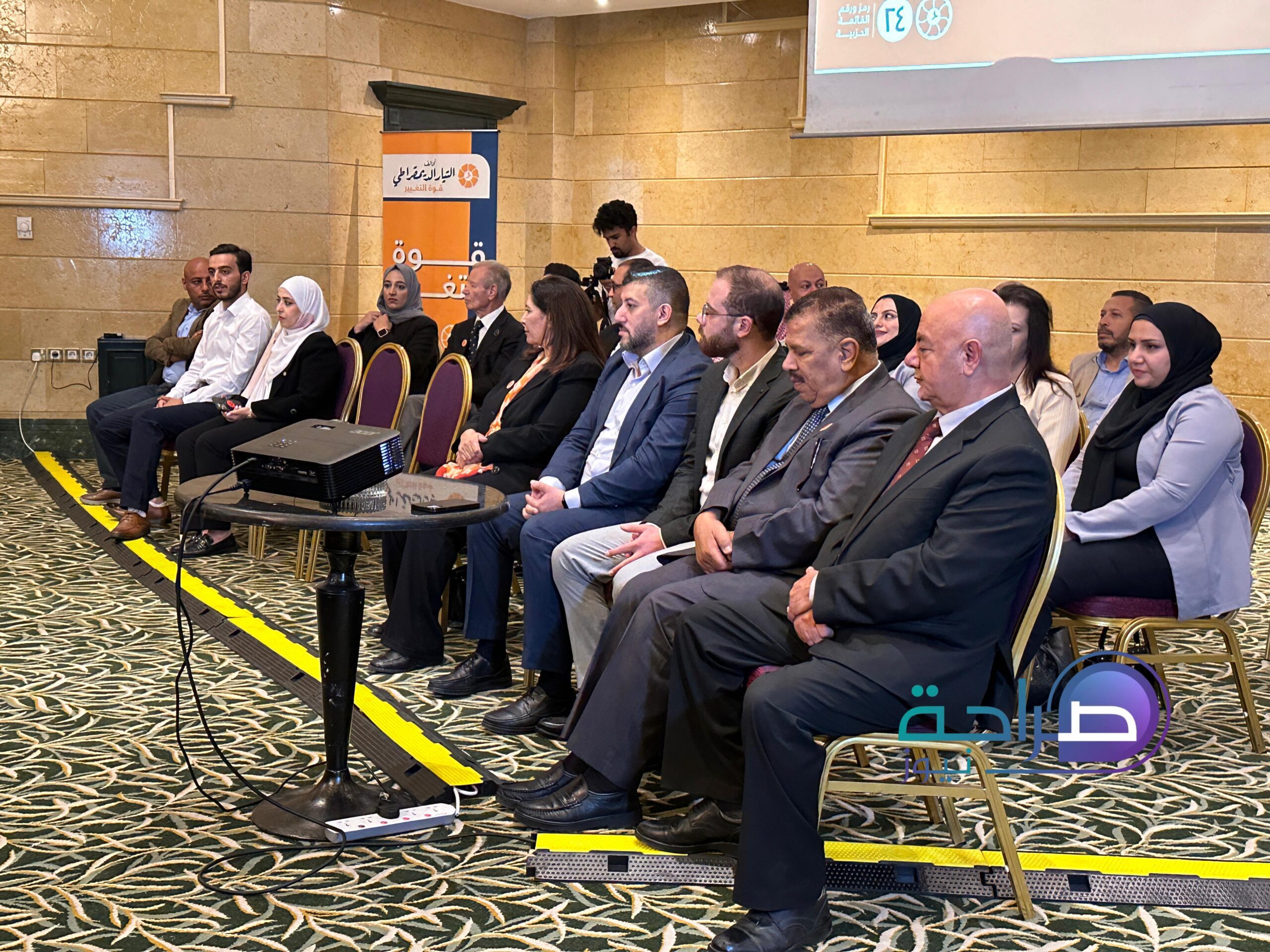 التيار الديمقراطي يطلق حملته بقائمة مرشحيه للانتخابات النيابية من أحزاب تاريخية وحديثة(صور وفيديو)