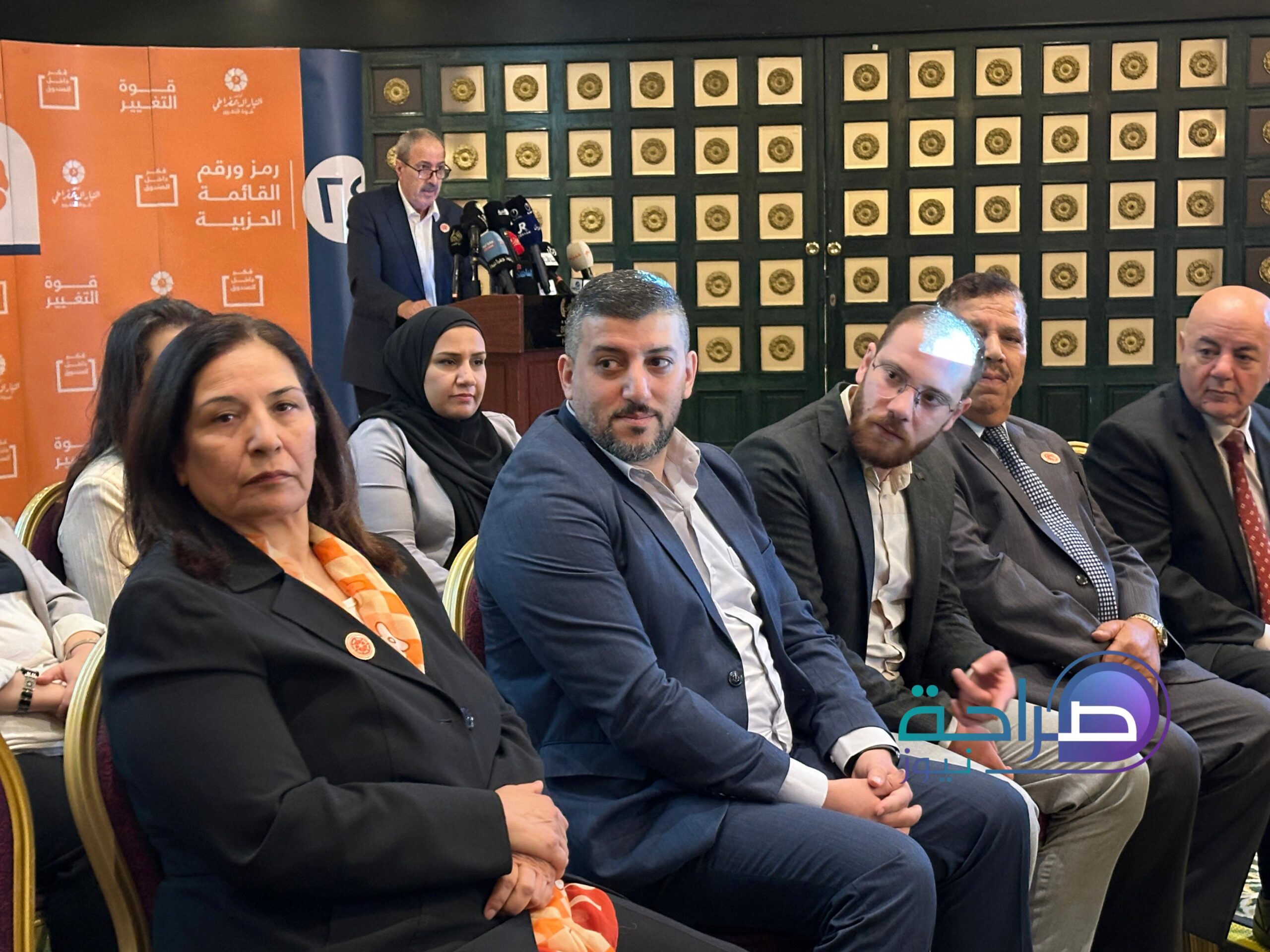 التيار الديمقراطي يطلق حملته بقائمة مرشحيه للانتخابات النيابية من أحزاب تاريخية وحديثة(صور وفيديو)