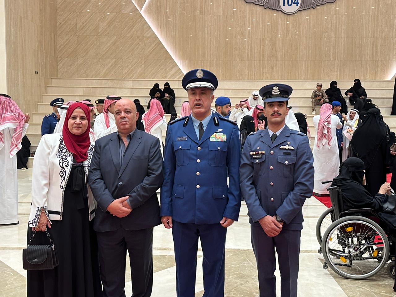 تهنئه تخرج الطيار مؤيد نضال الشوابكة من كلية الملك فيصل الجوية في السعودية