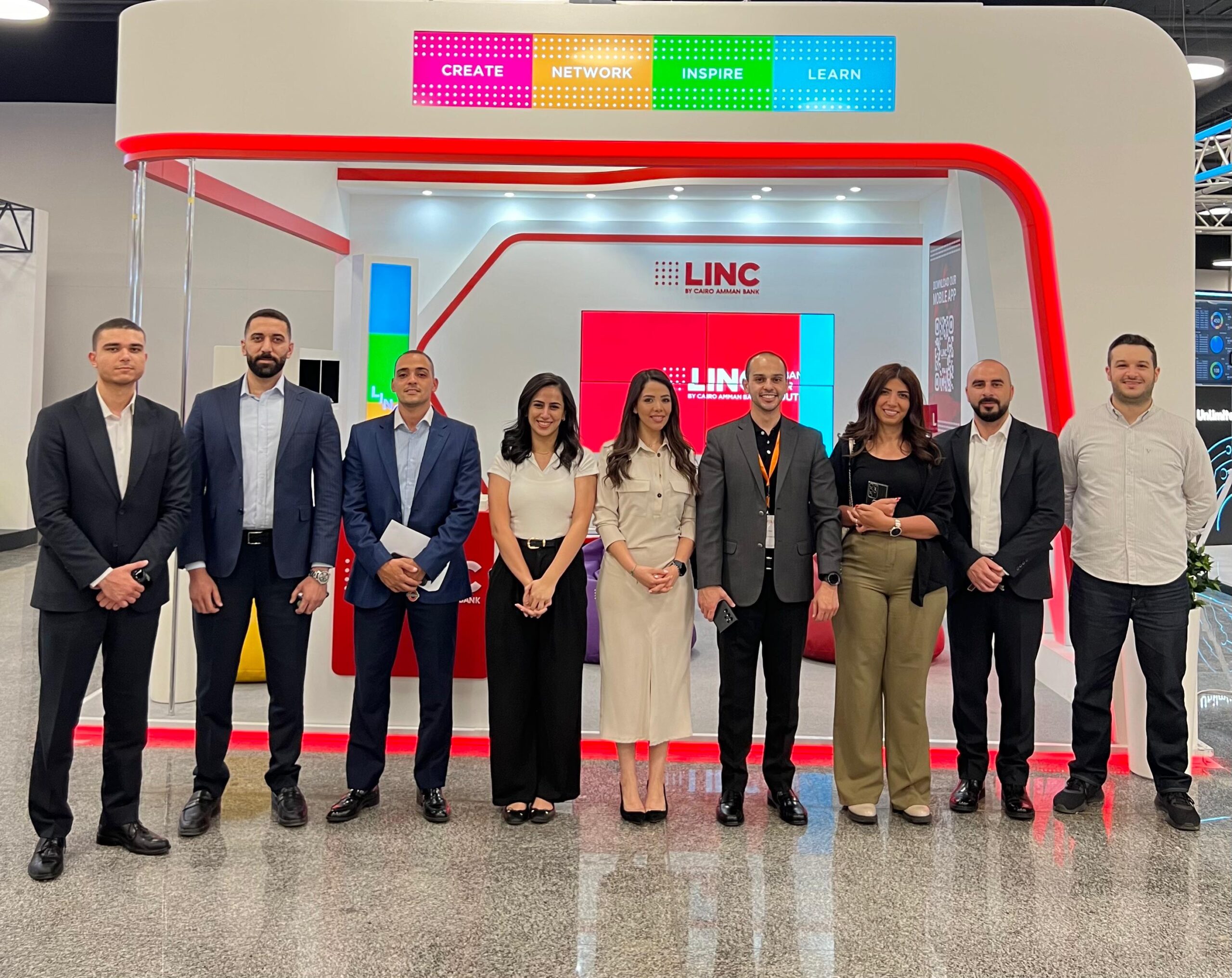 معرض 2024 SMARTECHبرعاية لينك LINC)) التابع لبنك القاهرة عمان