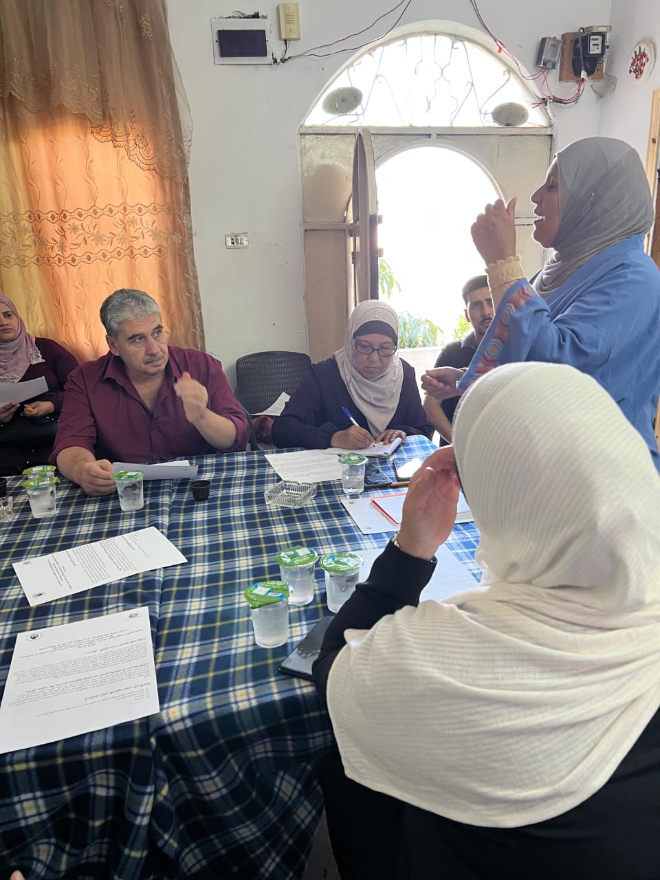 محاضرة في جمعية سيدات حلاوة حول العنف ضد المرأة