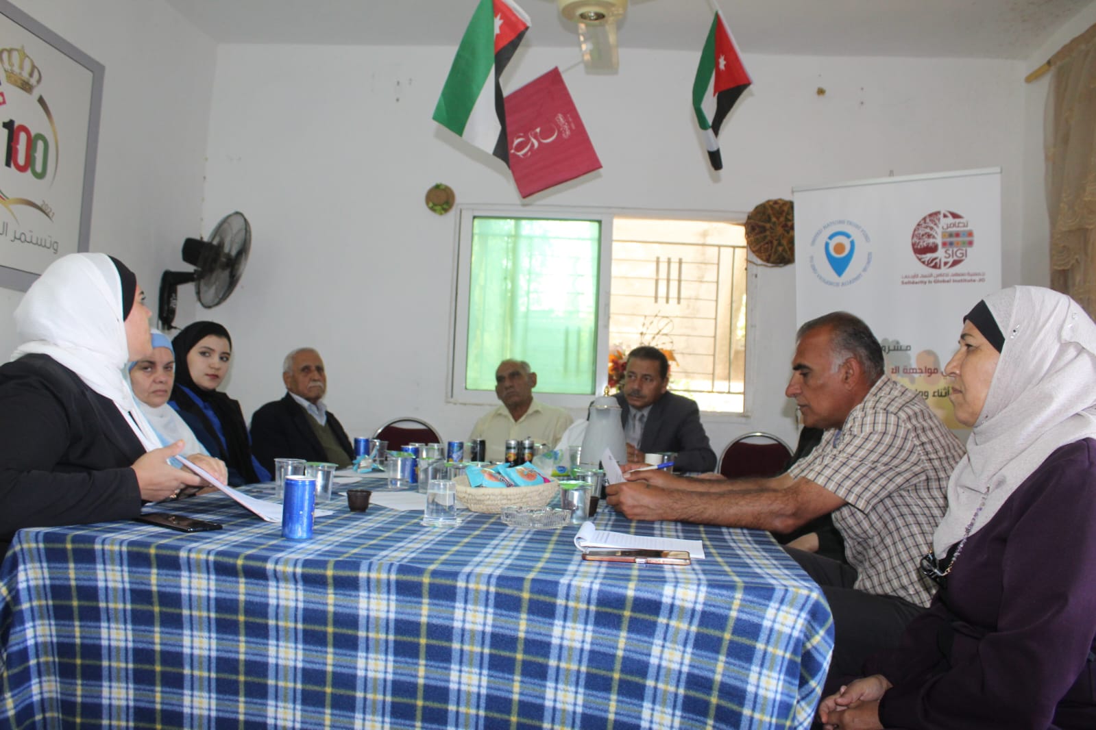 محاضرة في جمعية سيدات حلاوة حول العنف ضد المرأة
