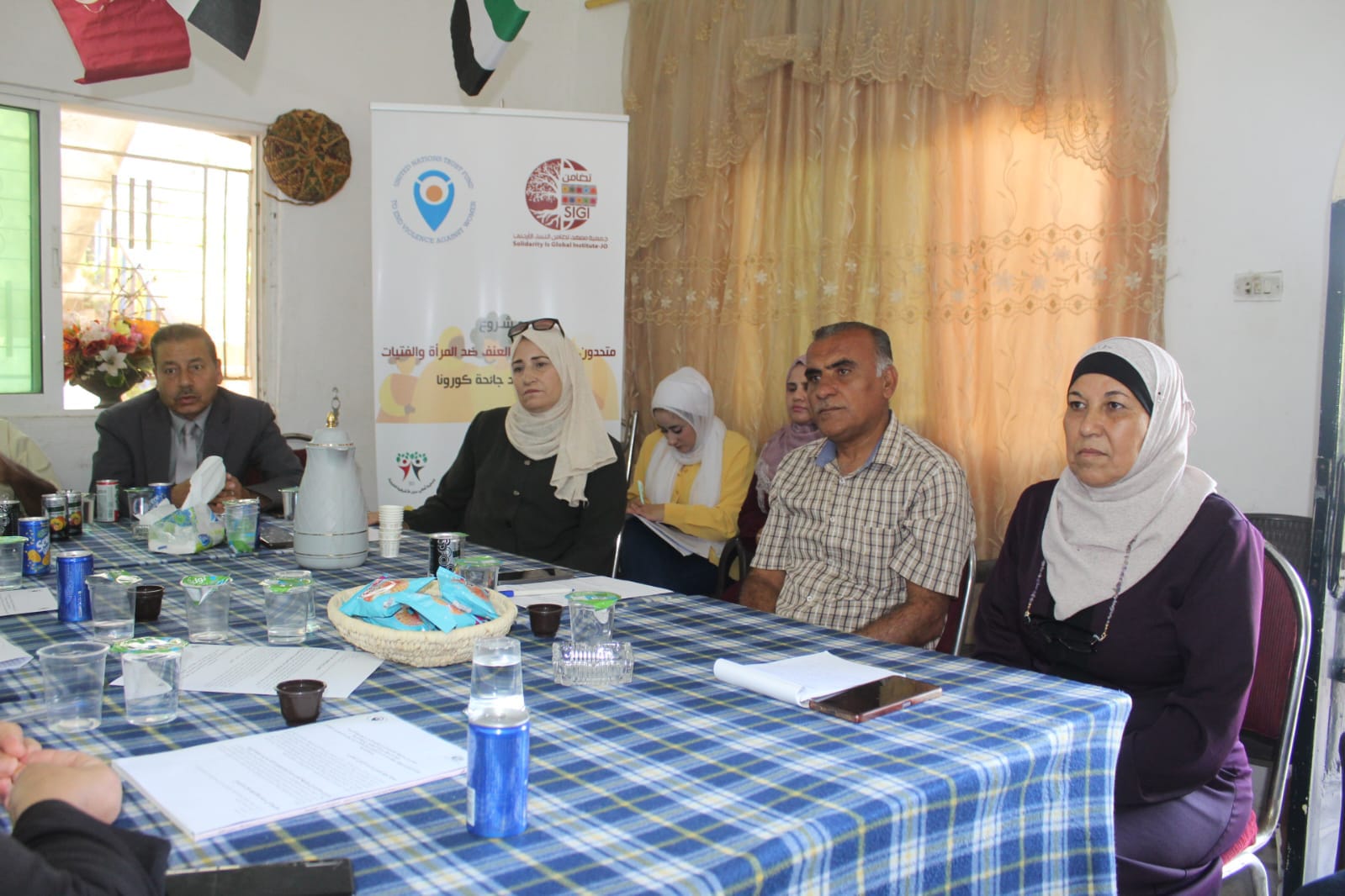 محاضرة في جمعية سيدات حلاوة حول العنف ضد المرأة