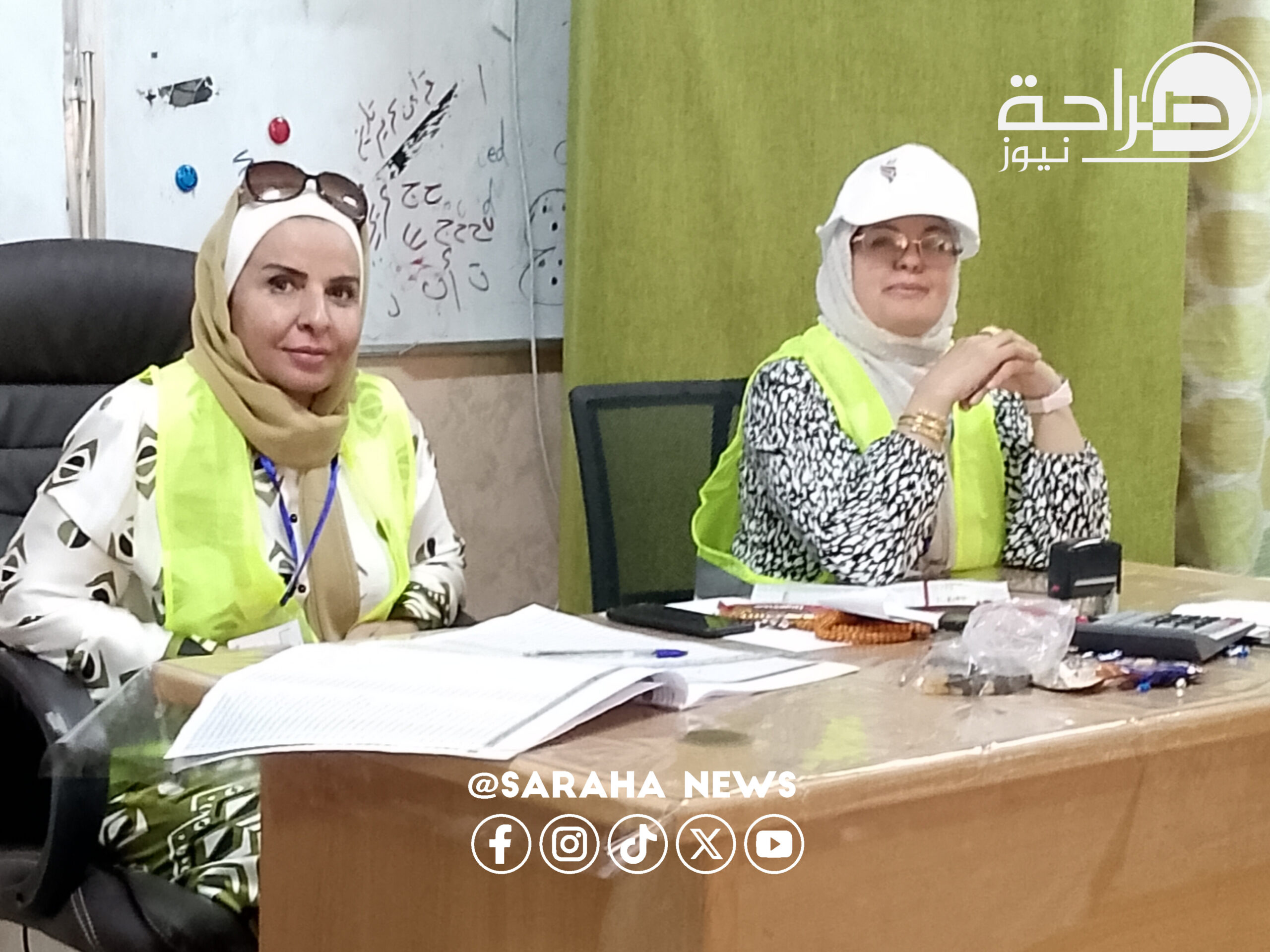 صراحة نيوز ترصد العملية الانتخابية (صور)