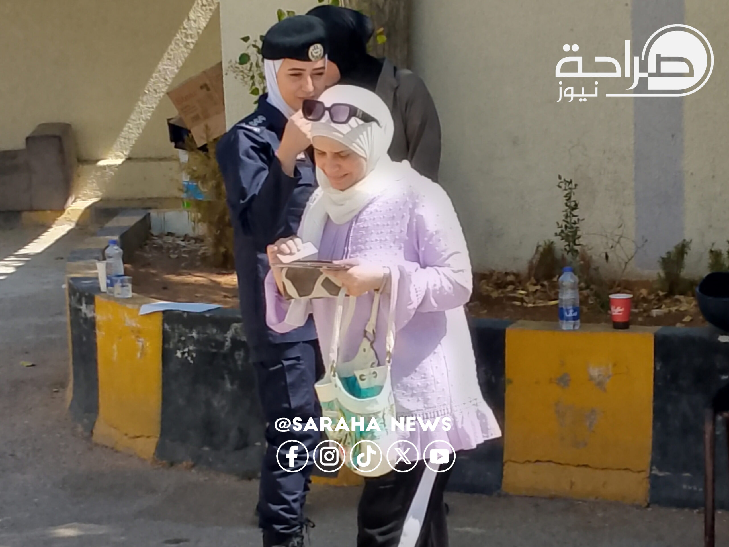 صراحة نيوز ترصد العملية الانتخابية (صور)