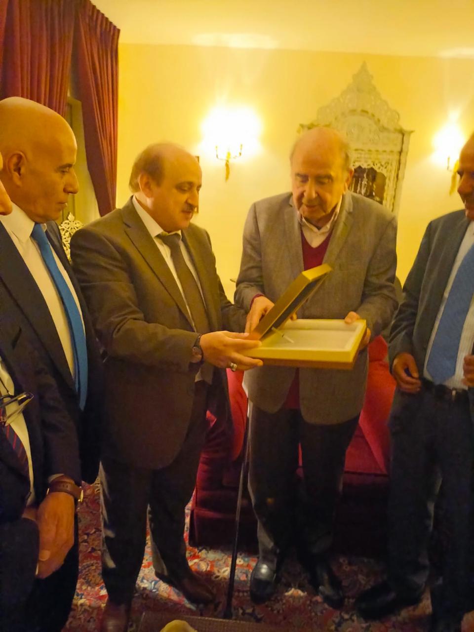 حزب البناء الوطني يكرم المصري