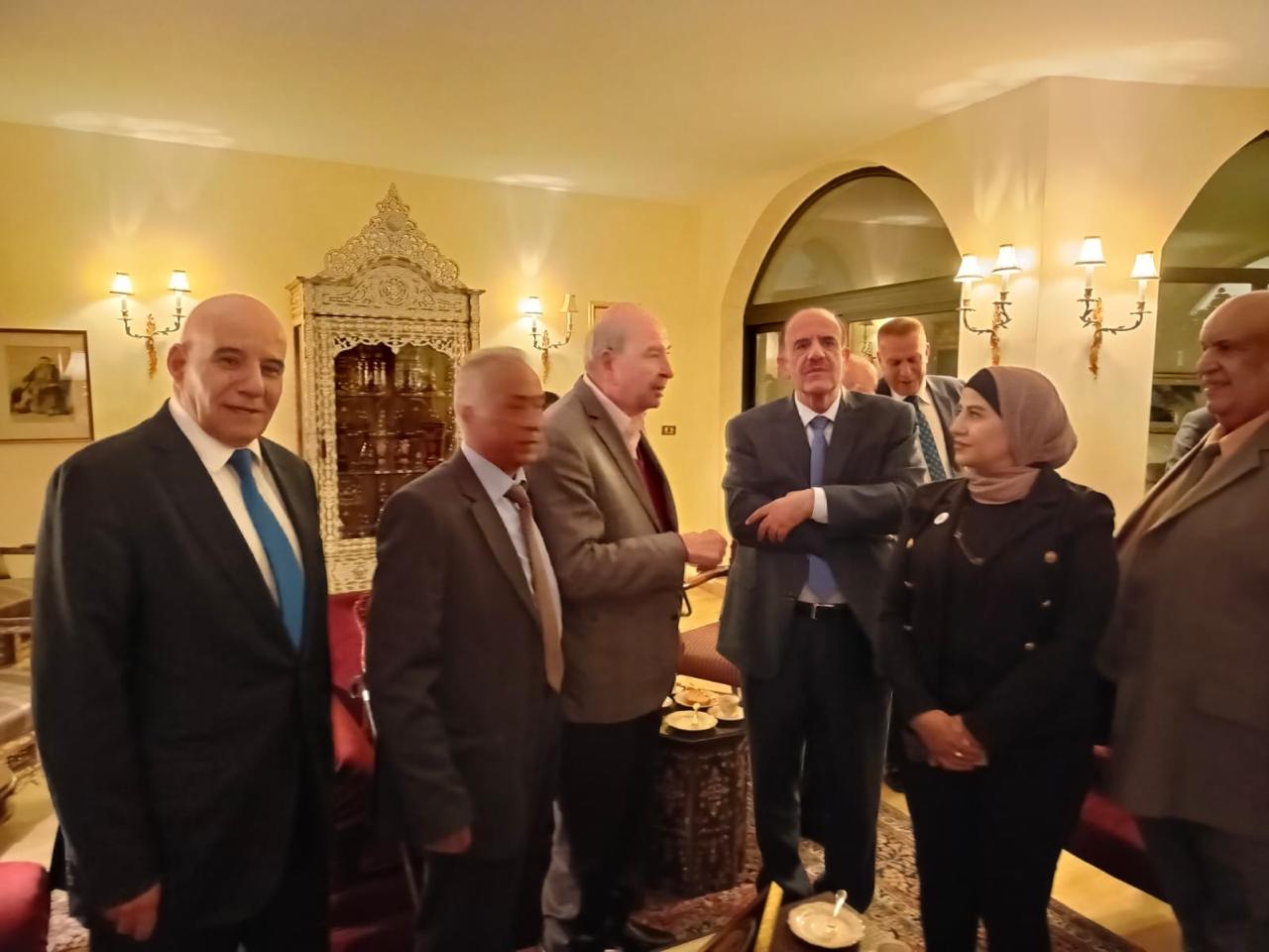 حزب البناء الوطني يكرم المصري