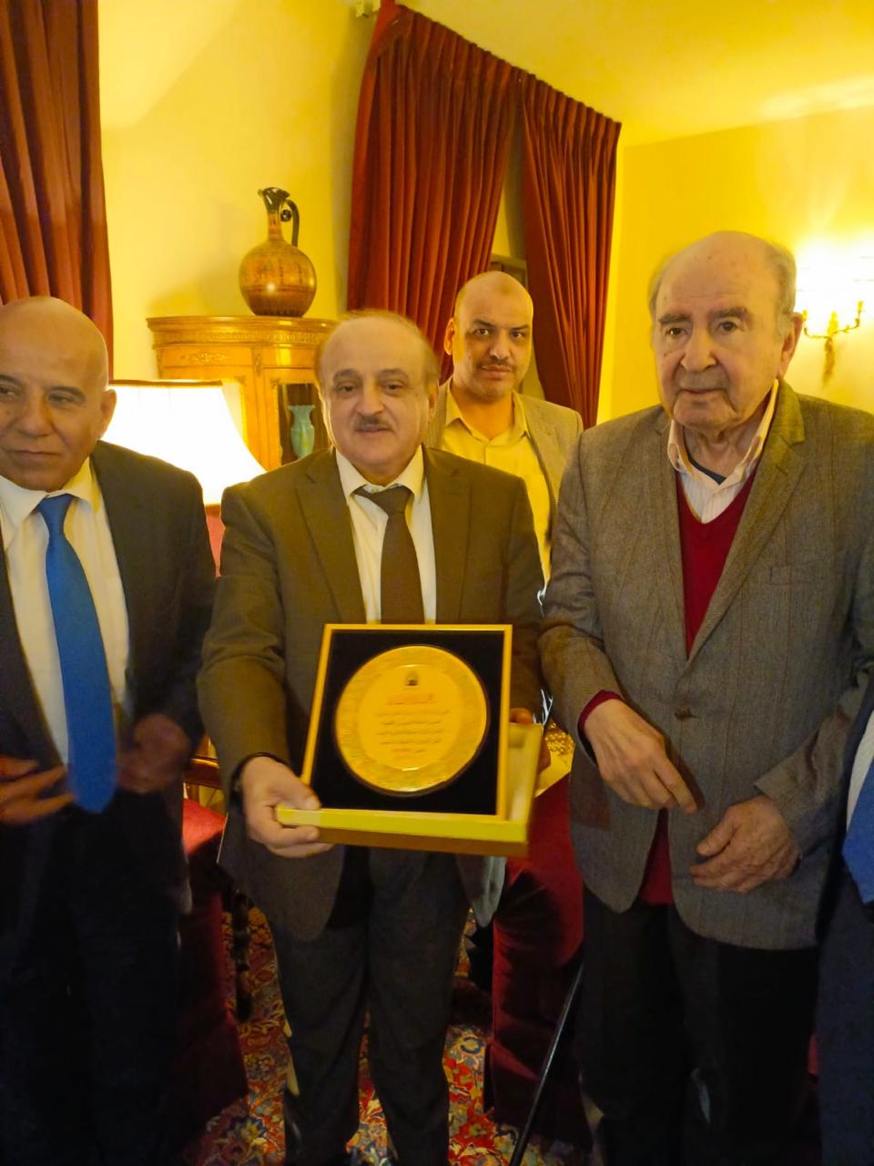 حزب البناء الوطني يكرم المصري