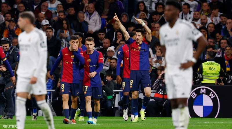 برشلونة يكتسح ريال مدريد برباعية نظيفة في عقر داره