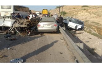 المفرق: 6 إصابات بتدهور 6 مركبات
