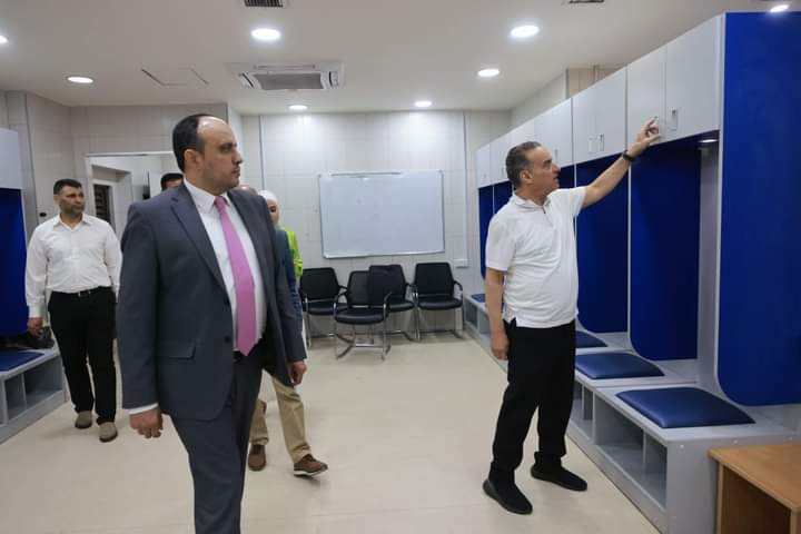 الشديفات يتفقد ستاد عمان قبل لقاء النشامى وكوريا الجنوبية (صور)