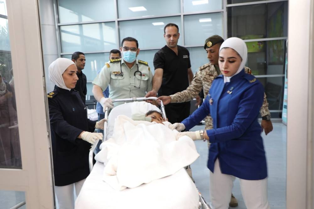 إجلاء طفلة من غزة إلى مدينة الحسين الطبية بتوجيهات ملكية