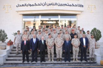 اللواء الركن الحنيطي يفتتح مديرية القضاء العسكري في موقعها الجديد بمنطقة طبربور