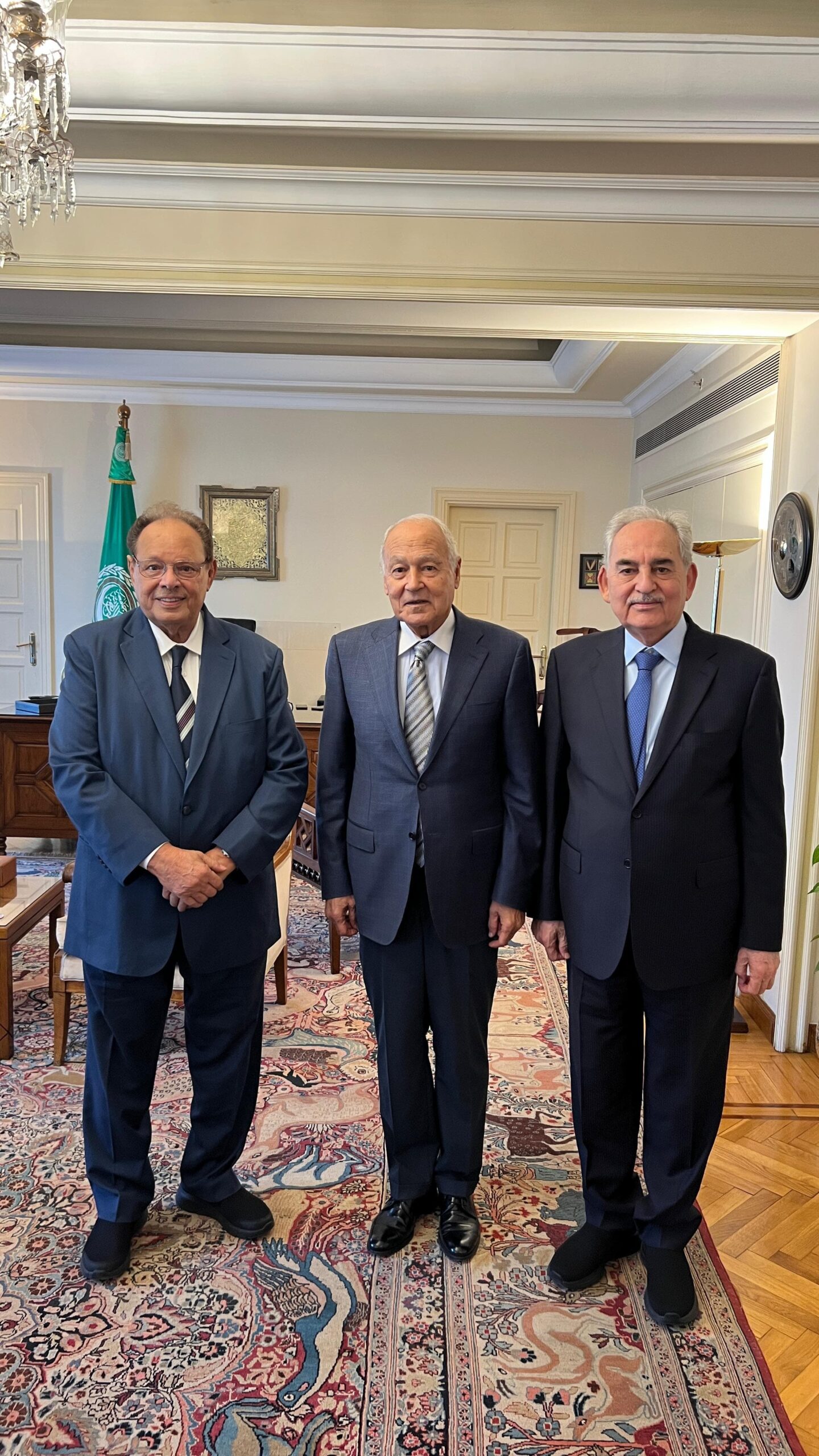 علي ناصر والحباشنة يبحثان التطورات في لبنان وفلسطين مع امين عام جامعة الدول العربية