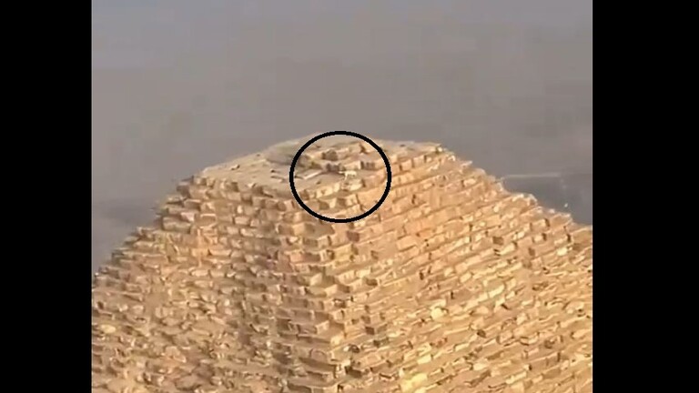 كلب يظهر على قمة هرم خوفو يثير الجدل في مصر