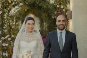 عقد قران سُكينه ناصر جوده بحضور الملك عبدالله الثاني والملكة رانيا