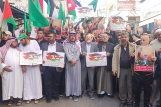 مسيرات حاشدة في الأردن نصرة لغزة ودعماً لفلسطين ولبنان