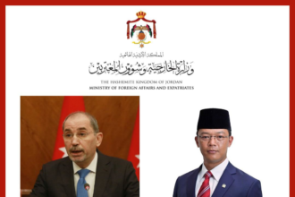 الصفدي يتواصل مع نظيره الإندونيسي لتعزيز العلاقات الثنائية