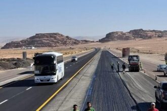 وزارة الأشغال العامة تعلن انتهاء العمل بمنطقة القويرة