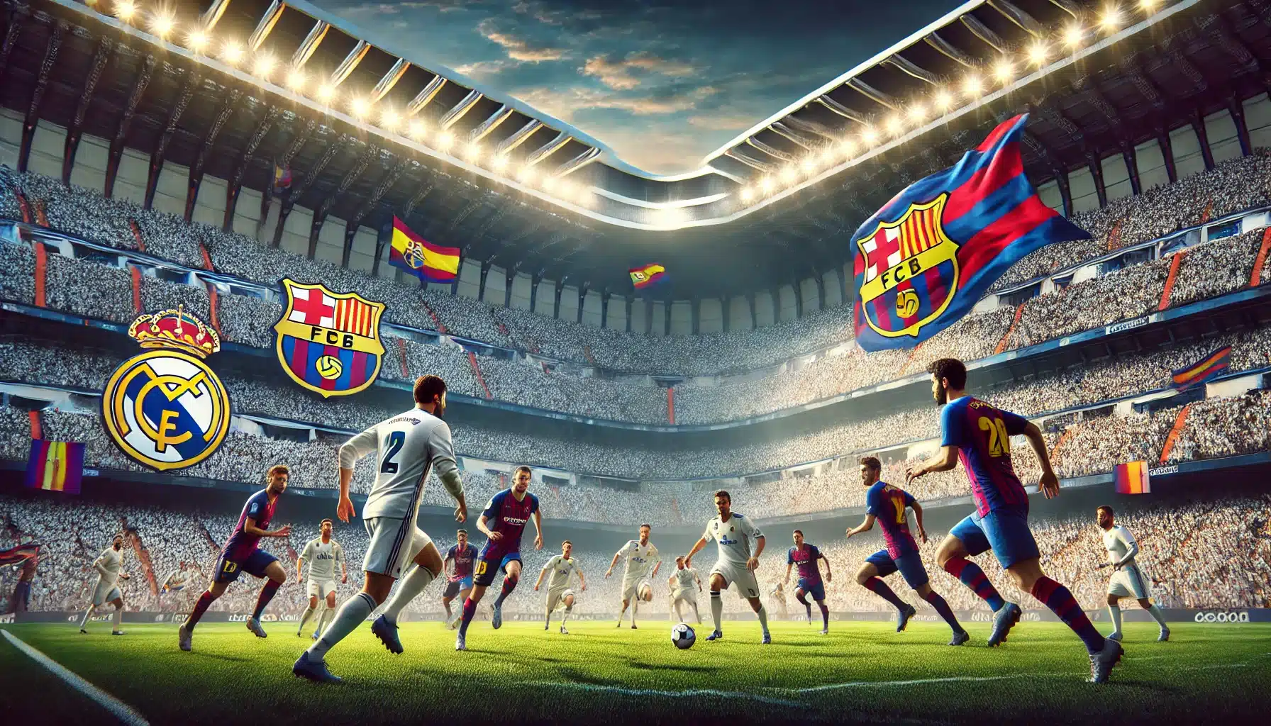الكلاسيكو المرتقب: برشلونة وريال مدريد في مواجهة حاسمة على صدارة الليغا