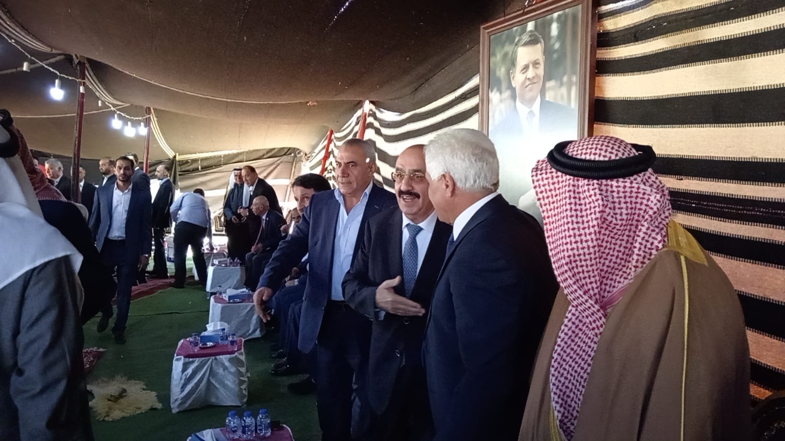 عشائر العواملة تحتفي باللواء محمد باشا العواملة في مدينة السلط