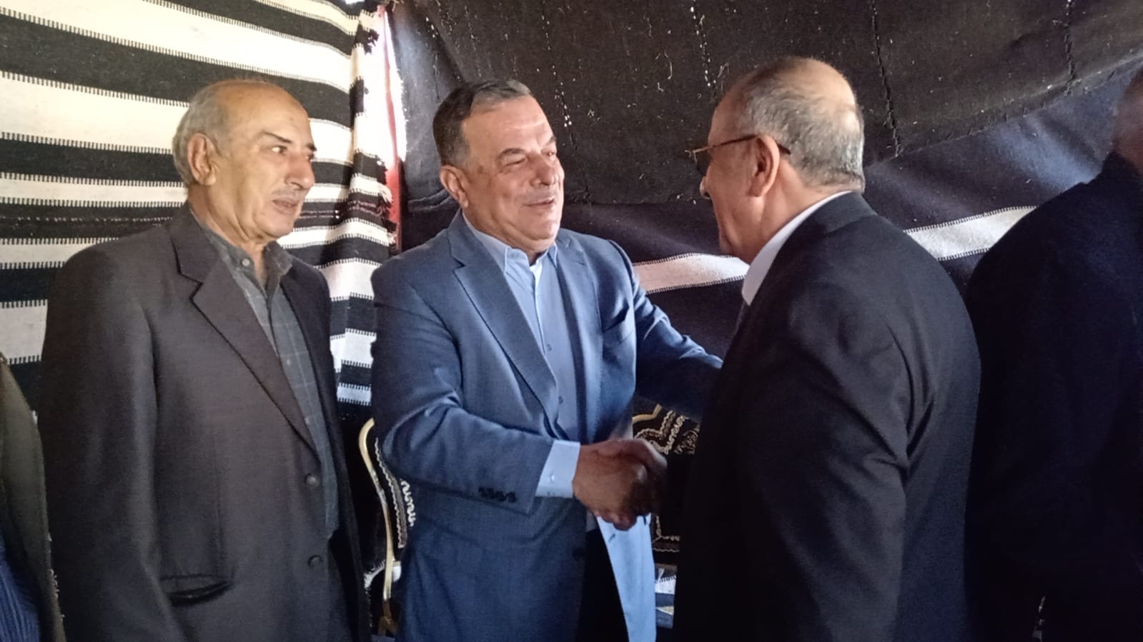 عشائر العواملة تحتفي باللواء محمد باشا العواملة في مدينة السلط